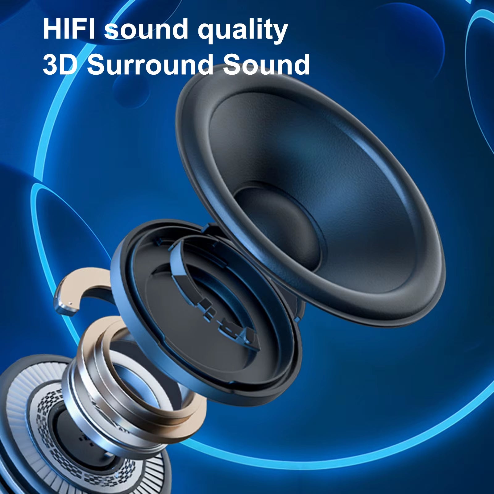 Wireless Bluetooth Pillow Speaker Pillow Speaker Bone Conduction Type C Charging Stereo Bass Adaptive Noise Reduction for Home