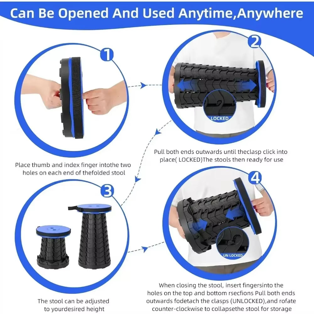 Carry Bag Fishing Chair for Outdoor Camping Fishing Durable Outdoor Chair Subway commuting Portable Lightweight Foldable