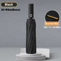 Reinforced 348 Ribs Automatic Umbrella, Windproof & Stormproof, Sun UPF 50+ Protection Folding Rain Umbrellas for Men & Women