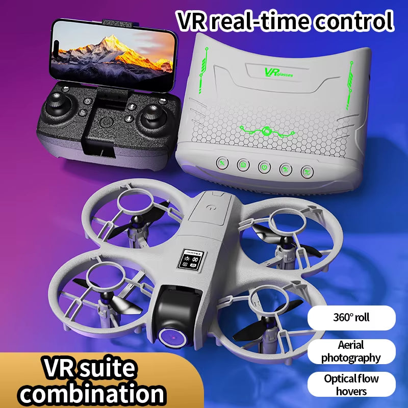 X228 VR FPV Drone HD Dual Camera Aircraft Brushless Motor WIFI 2.4G/5G RC Quadcopter Optical Flow Positioning Mini Drone Toys