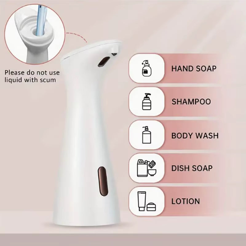 Automatic Sensor Hand Sanitizer Machine Dish Soap Machine Body Wash Shampoo Smart Distance Sensing Kitchen Home Dispenser Toilet