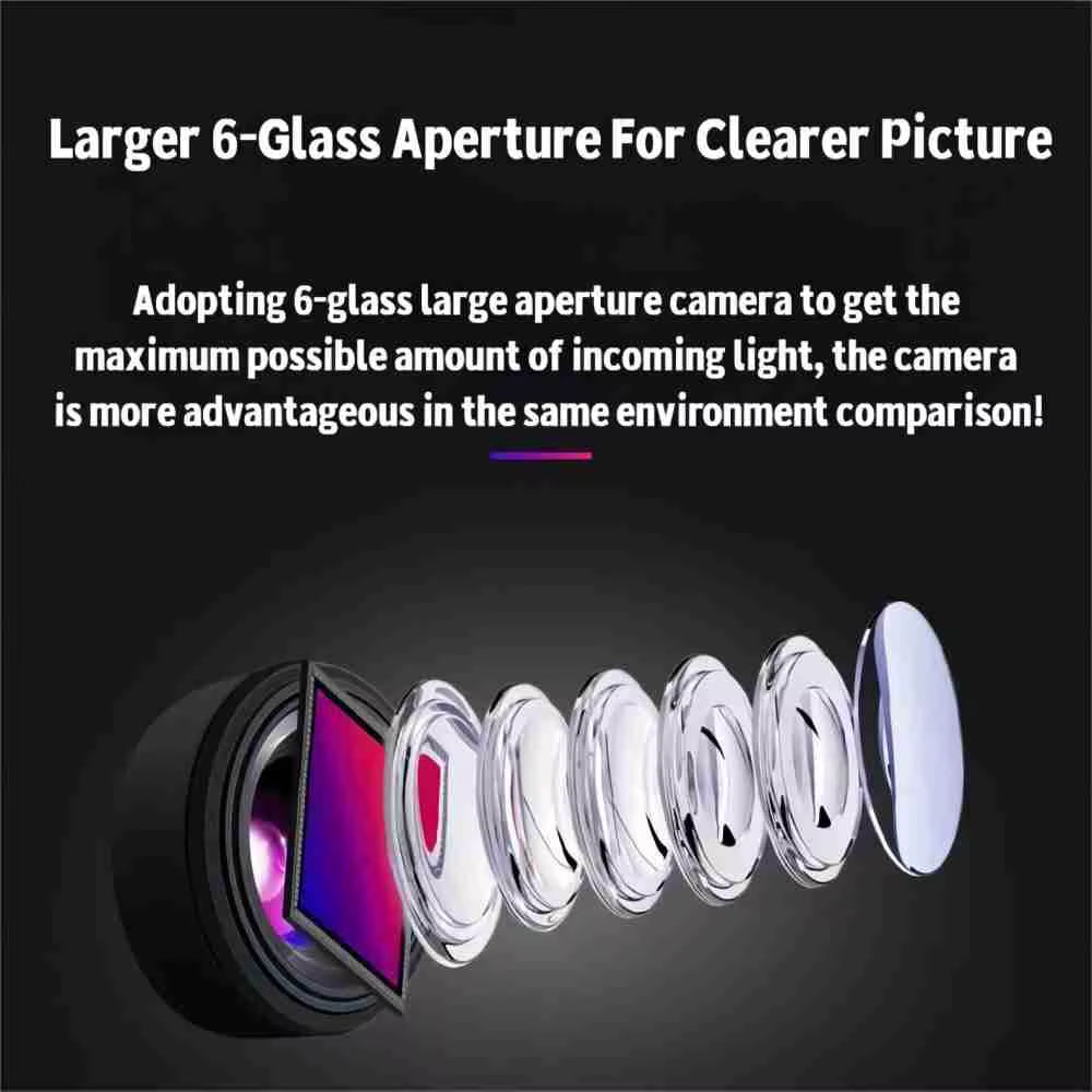 6/10M 1080P HDR Car Reverse Camera Night Vision Waterproof Auto Backup Monitor Color Image For  DVR Dashcam