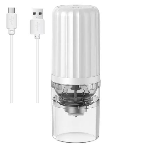 1pc Electric wireless coffee grinder, USB charging, adjustable powder thickness, can grind coffee, pepper, sea salt, etc.