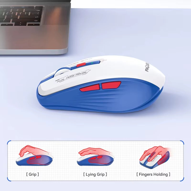 M303L Wireless Bluetooth Mouse 2.4G Dual Mode 1600 DPI Silent Portable Tablet Notebook Office Mouse For PC Android Ios