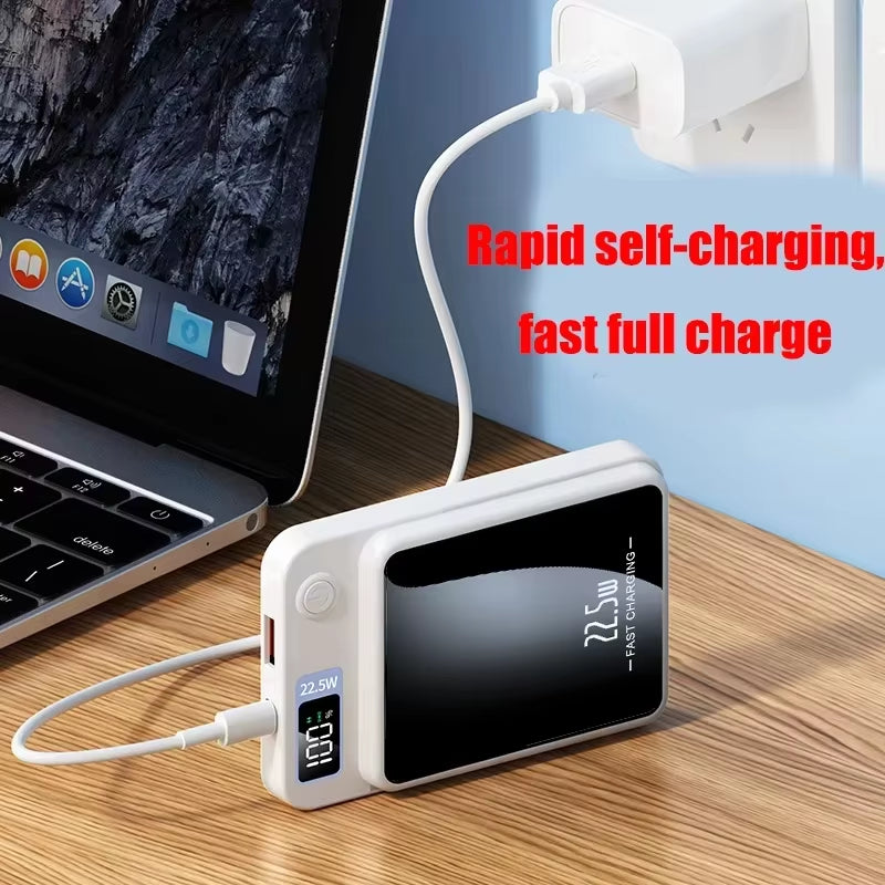 200000mAh Wireless Magnetic Power Bank 22.5W Fast Charging Portable External Battery PowerBank for iPhone Sumsang