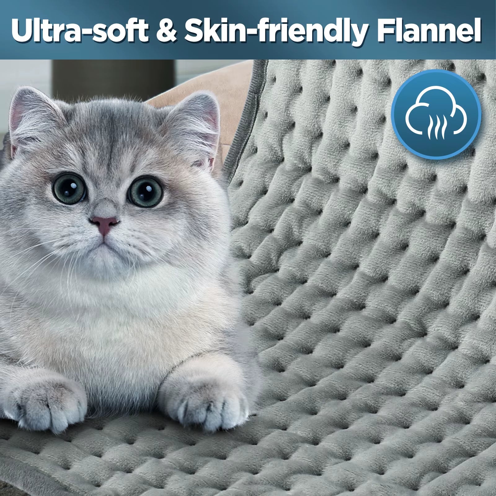 Electric Heating Pad Blanket Office Home For Shoulder Neck Back Spine Leg Winter Warm Camping Sheet 110V 220V Washable 50*100cm