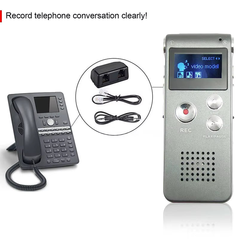 8GB/16GB/32GB Voice Recorder MP3 Player Mini Sound Audio Recorder Professional Mini USB Flash Drive Recording Dictaphone