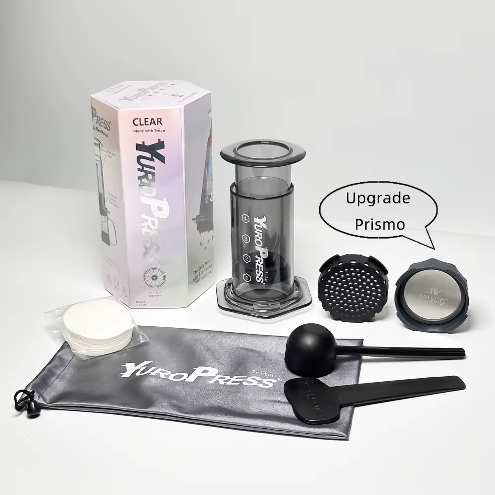 Portable Espresso Coffee Machine for Car Home Camping Powder Travel Coffee Maker aero French press Hand Press,hiking Camping