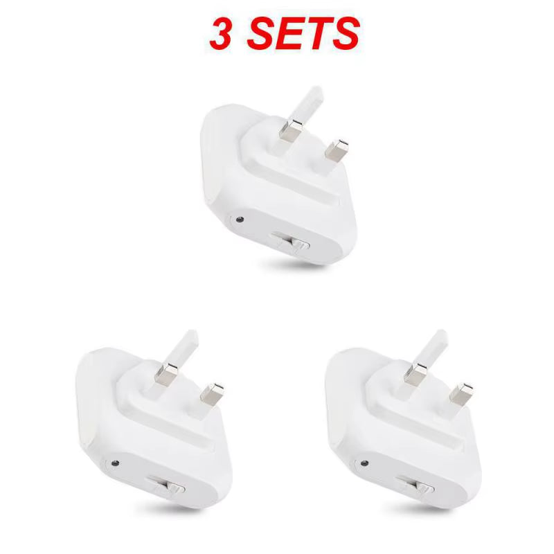 LED Night Lamp Dimmable Warm White Wireless Cabinet Light EU US UK Plug in Night Light for Kids Bedroom Auto Dusk to Dawn Sensor