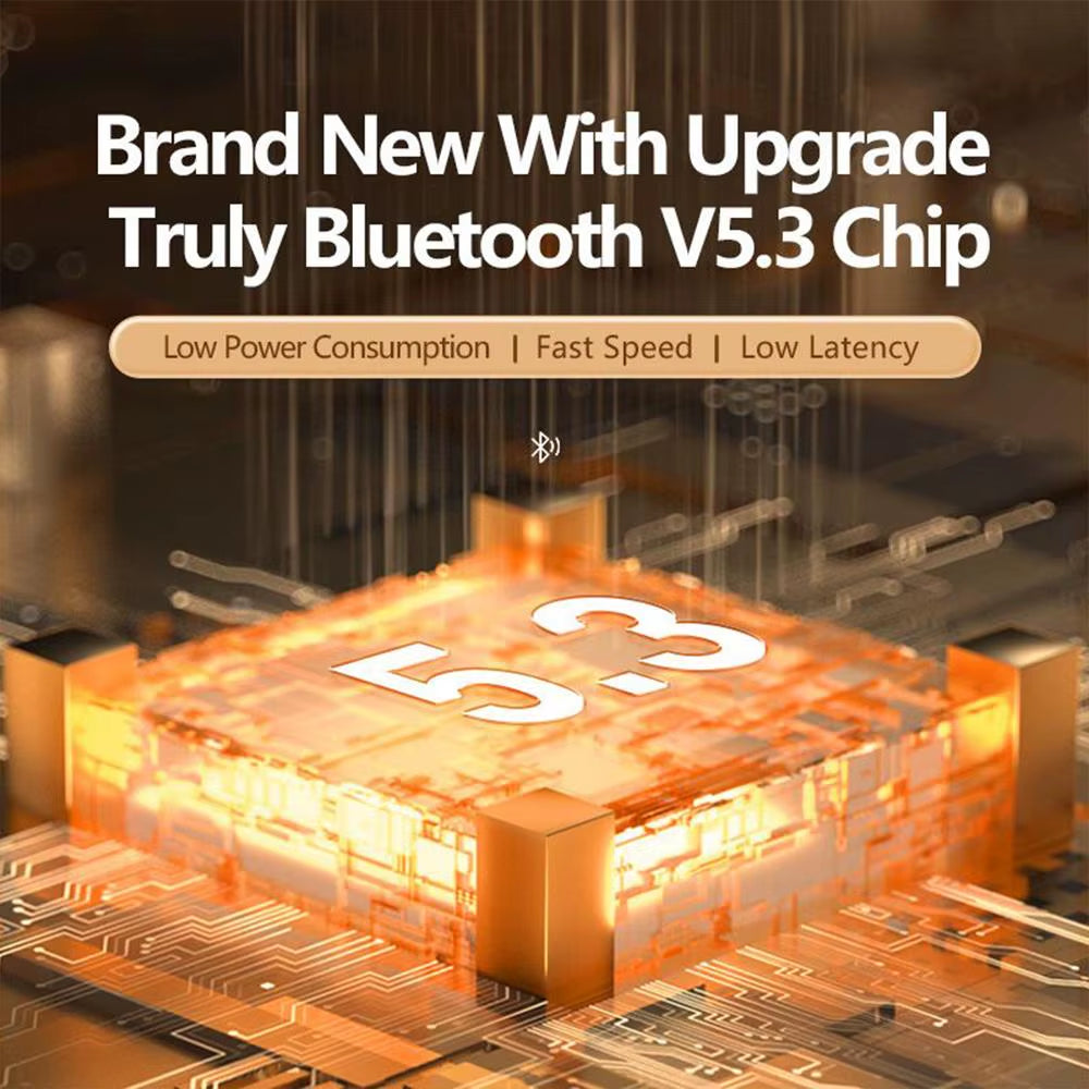 Wireless Headphones Bluetooth 5.3 HiFi Stereo Support tf Card Noise-cancelling Gaming Headphones Foldable with Micro