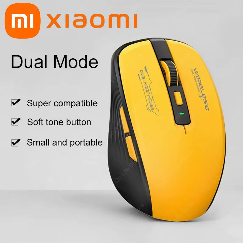 M303L Wireless Bluetooth Mouse 2.4G Dual Mode 1600 DPI Silent Portable Tablet Notebook Office Mouse For PC Android Ios