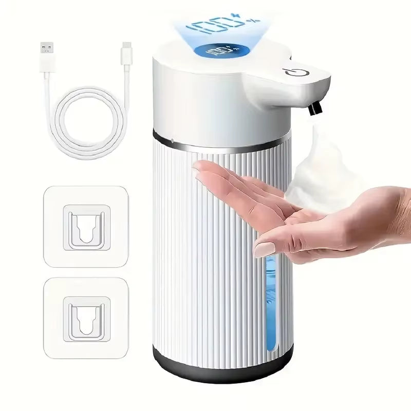 420ML Large Capacity Automatic Smart Senor Soap Dispenser Wall-Mounted Electric Foam/Liquid Model Hand Dish Washing Pump Machine
