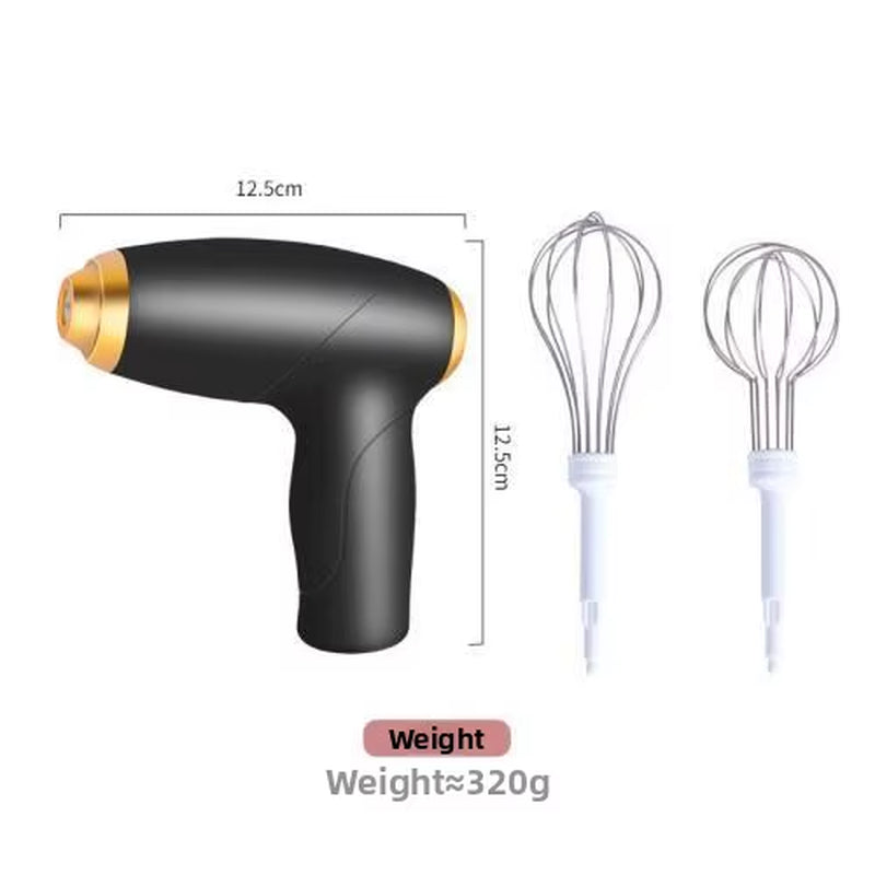USB handheld blender, mini egg beater, coffee cream frother, rechargeable 3-speed kitchen tool, food mixer, blender