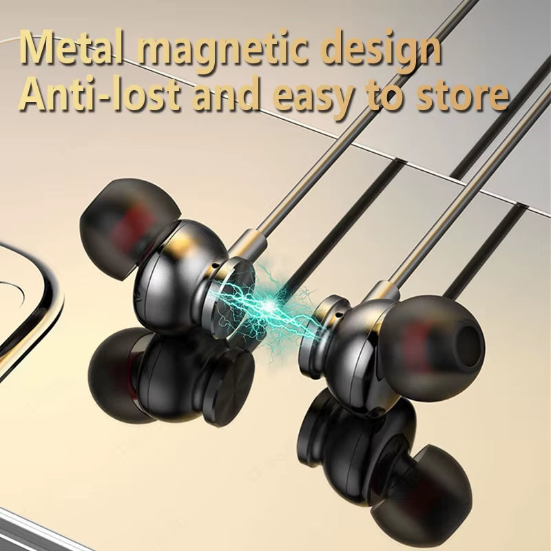 Wireless Headphones Neckband Bluetooth Earphone With Microphone  Long Battery Auriculares High Quality Headset Sport For TF Card