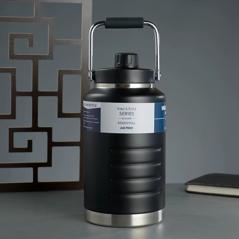 1500ML 2000ML Stainless Steel Vacuum Insulated Coffee Travel Mug Thermal Water Bottle,for Outdoor Office Cup