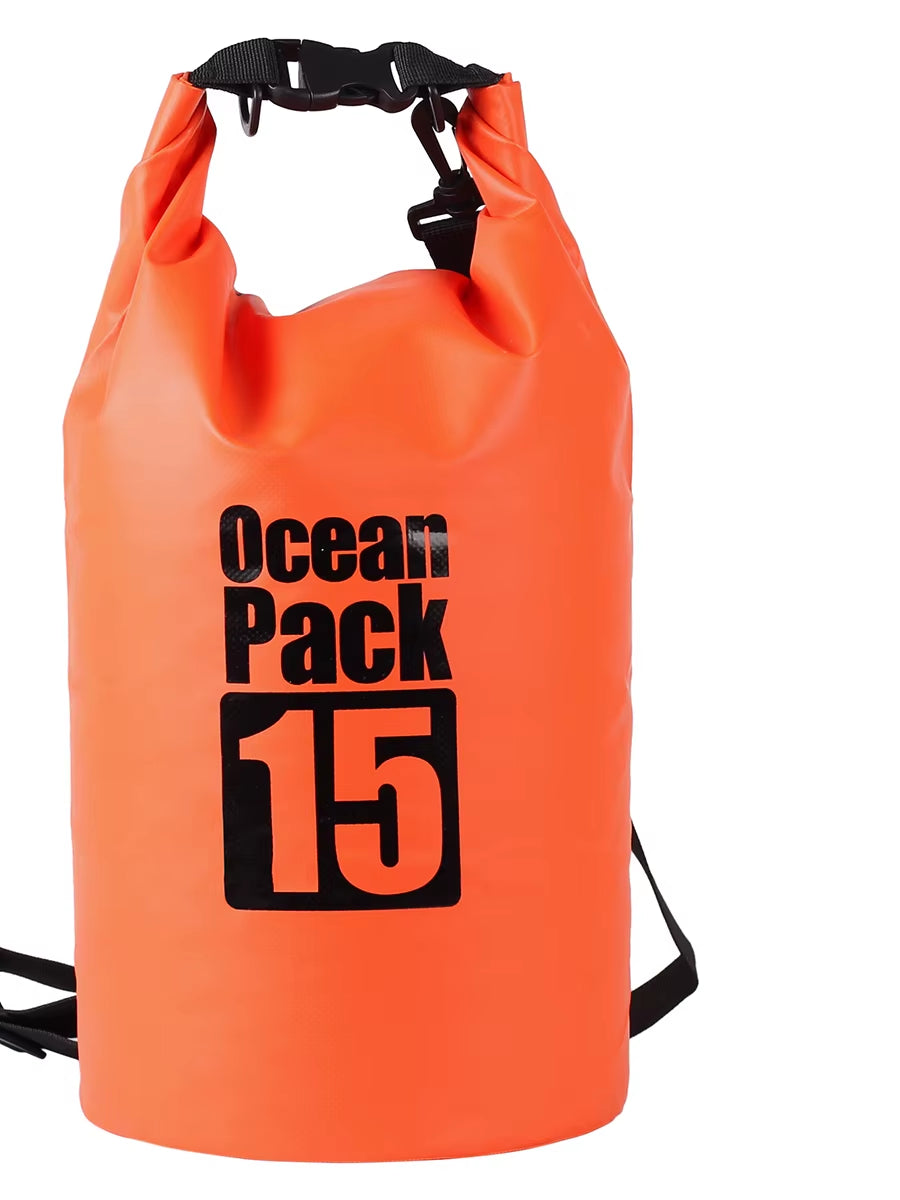 500D Waterproof Swimming Bag Dry Sack 5/10/15/20/30L Waterproof Floating Dry Gear Bags For Boating Fishing Rafting Swimming