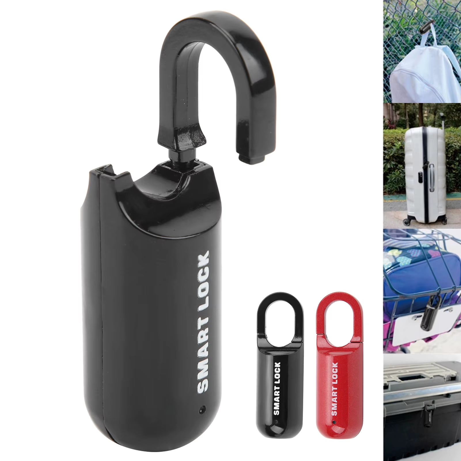 Fingerprint Drawer Lock Fingerprint Lock AntiTheft Security USB Rechargeable Thumbprint Padlock for Luggage Case Thumbprint Lock