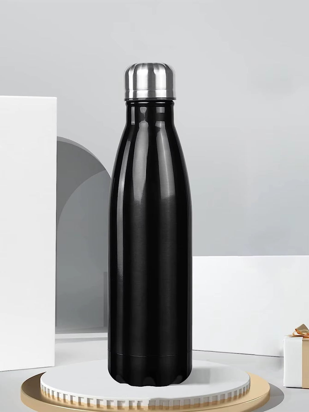 500/750ml Stainless Steel Sports Water Cup Sports Kettle Single-layer Double-wall Thermal Insulation Vacuum Bottle