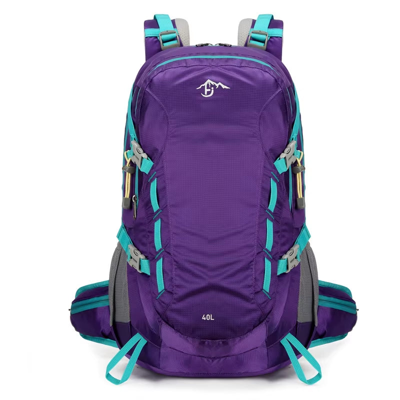 Outdoor Travel Hiking Backpack 30-40L Rainproof Nylon Cover Camping Bag