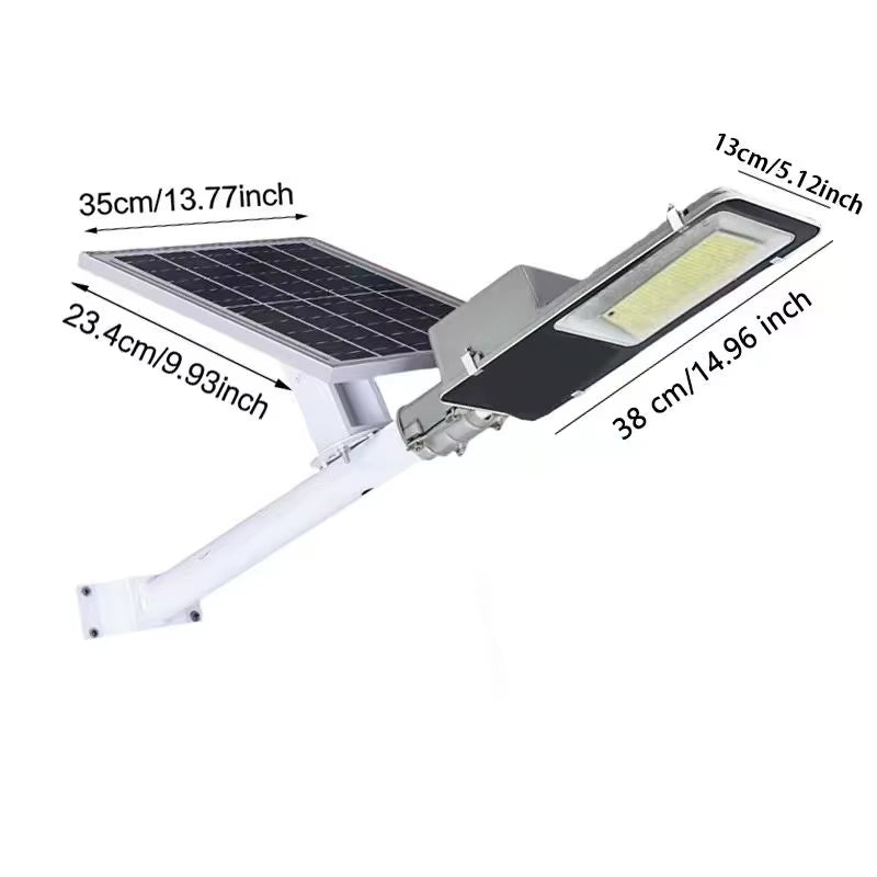 RUISENZHUO Powerful Solar Road Light,Outdoor Solar Street Lamp,Waterproof Automatic Dusk to Dawn Street Light,For Garage Garden