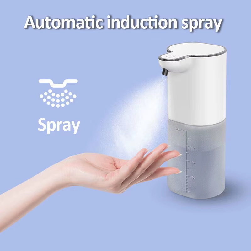 Automatic Soap Dispensers 400ml 4-Gears Adjustable Bathroom Smart Washing Hand Machine USB Rechargeable Touchless Hand Sanitizer