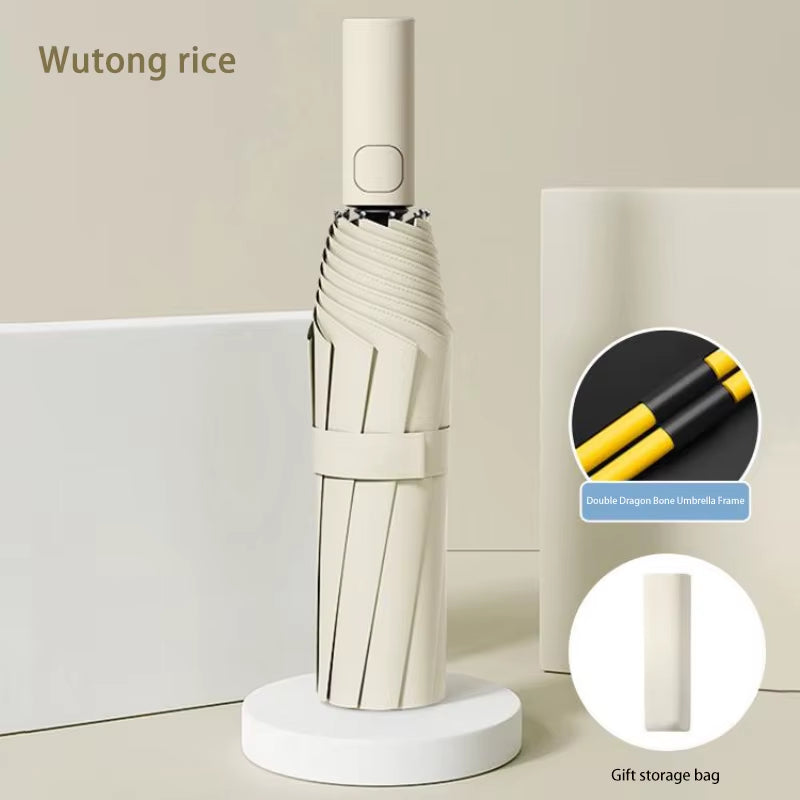 Xiaomi 24 Bone Fully Automatic Umbrella Double Bone Folding Umbrella For Sun UV Protection Rain Resistance Strong Wind Resitance