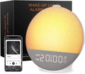Sunrise Alarm Clock with Sound Machine Wake Up Lights Bluetooth Speaker 30 Sleep Sounds White Noise for Heavy Sleeper Ideal Gift
