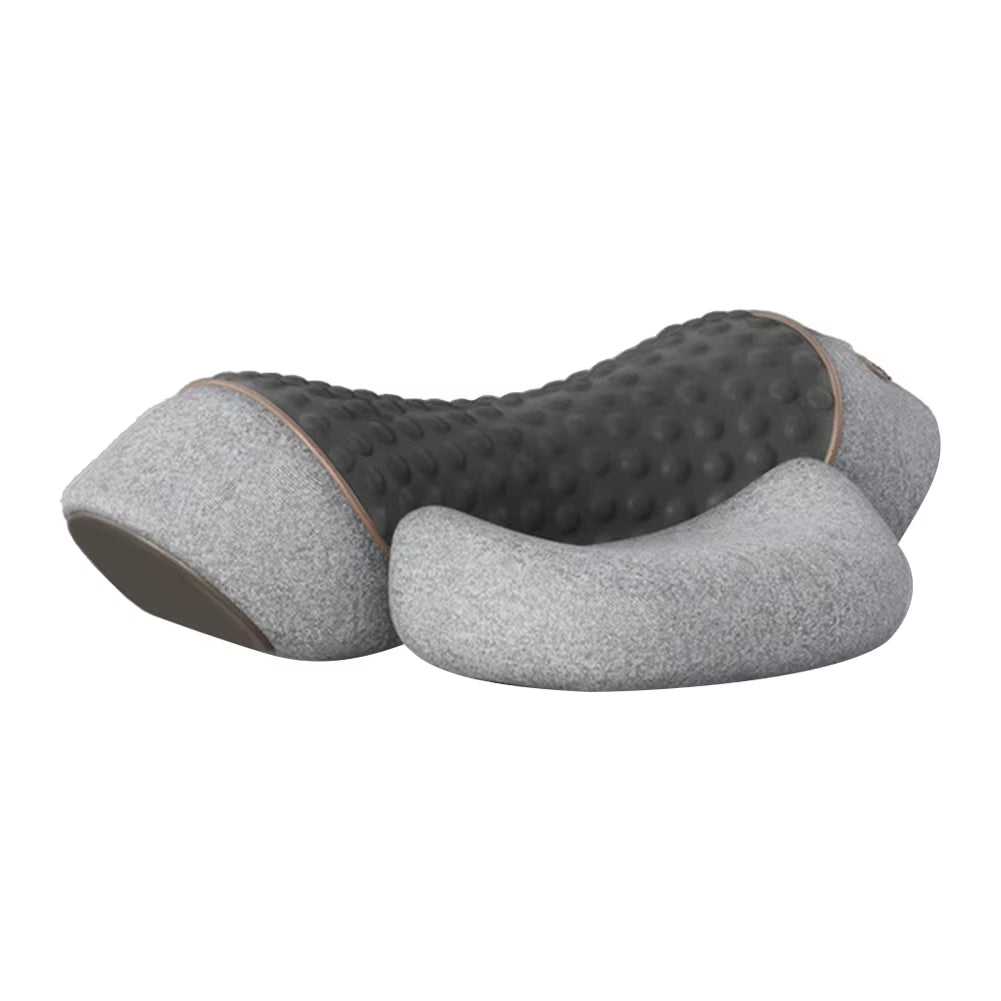 Neck Massager Ergonomic Neck Massager Pillow Heat & Vibration Electric Neck Pillow Multi-Function for Neck Back Shoulder