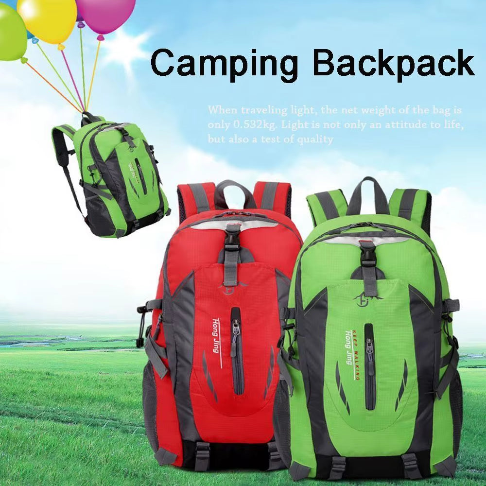 High Quality Nylon Camping Backpack 40L Large Capacity Travel Rucksack Waterproof Durable Travel Bag Outdoor Bag