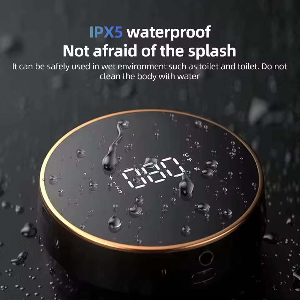 300ML Wall-Mounted Intelligent Induction USB Rechargeable Round Automatic Soap Dispenser Touchless Infrared Hand Washing Machine