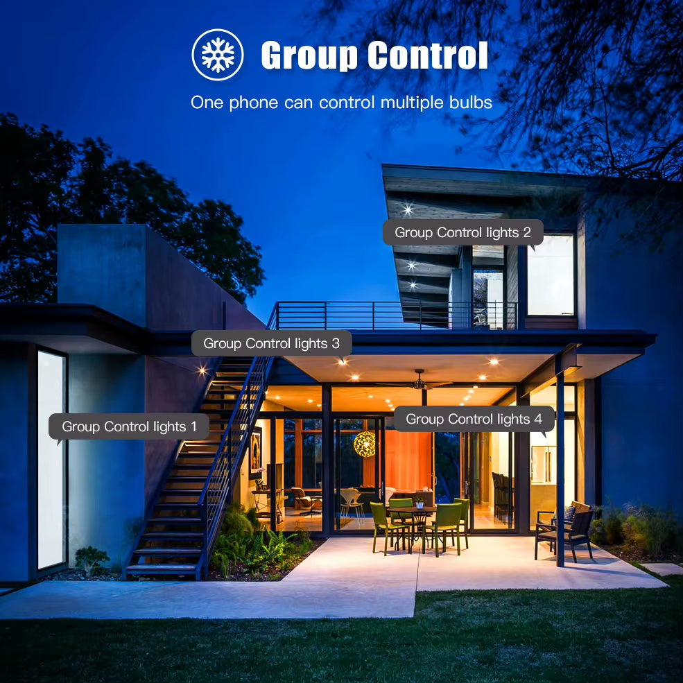 Smart WiFi Zigbee LED Light Bulb Dimmable E27 E14 GU10 RGBCW 3000-6000K LED Candle Lamp For Ewelink APP Alexa Google Home Yandex