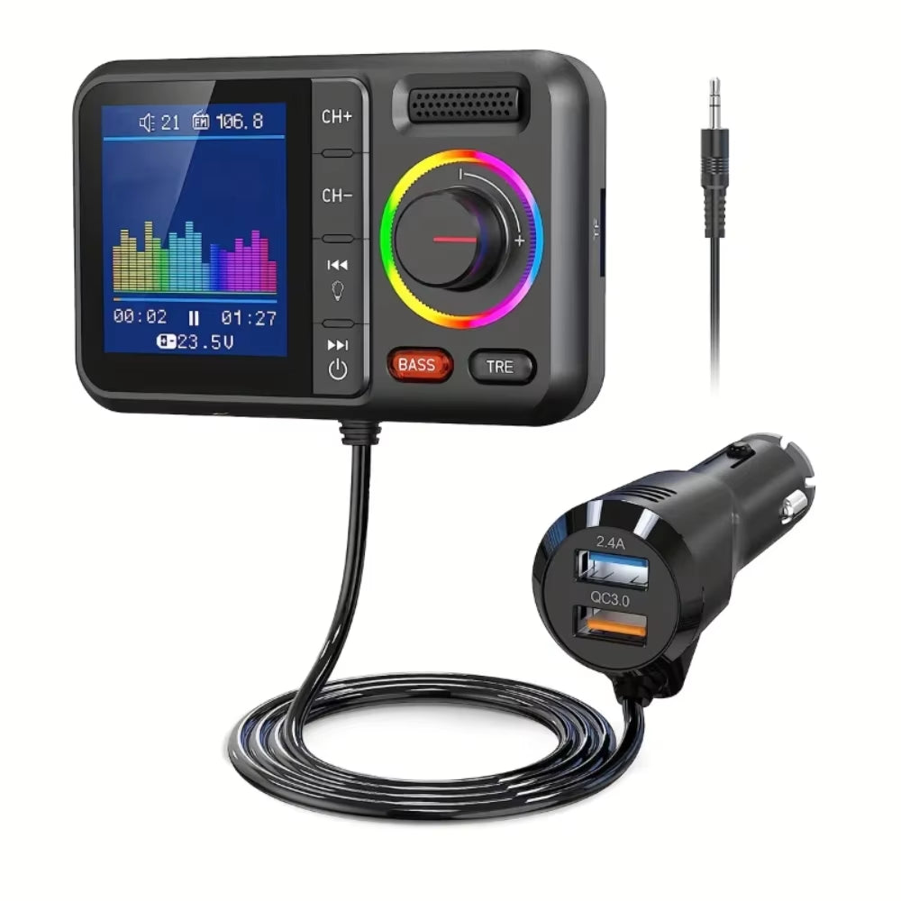 Nulaxy Bluetooth FM Transmitter for Car