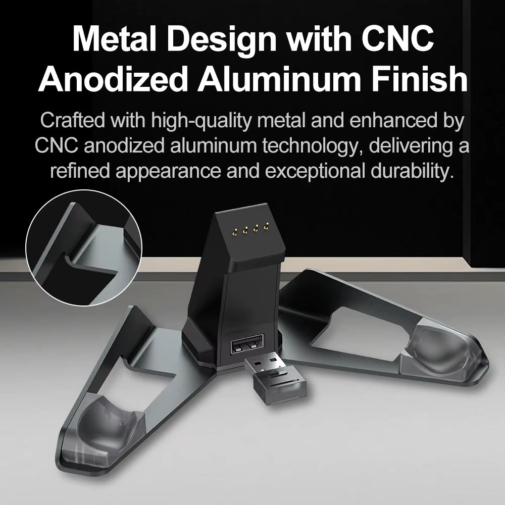 Cyclone 2 Charging Station Dock Original Wireless Switch Controller Gamepad Charger Base Accessories Alumintum Alloy  ﻿