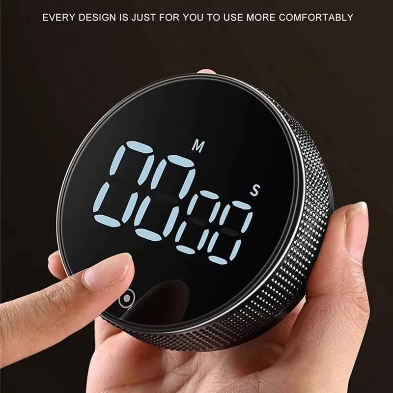 Magnetic Kitchen Timer Digital Timer Kitchen Shower Study Stopwatch LED Counter Alarm Remind Manual Electronic Countdown