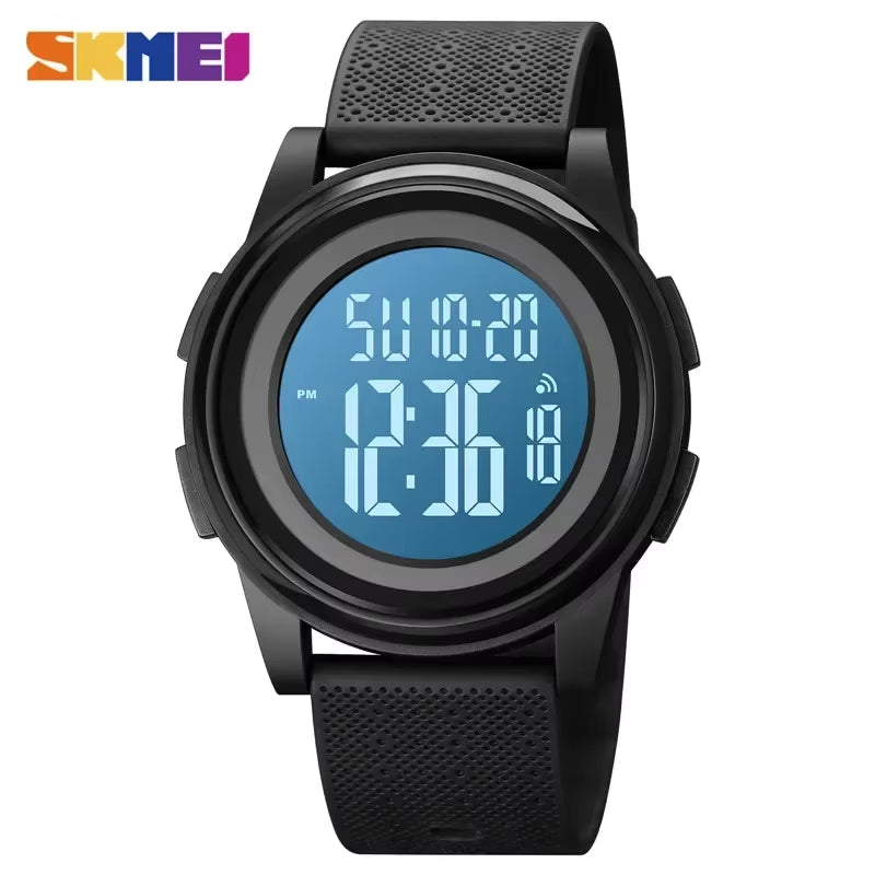 1895  Digital Wristwatch relogio masculino Casual Countdown Sport Watches Men LED Light Chrono Alarm Clock 5Bar Waterproof