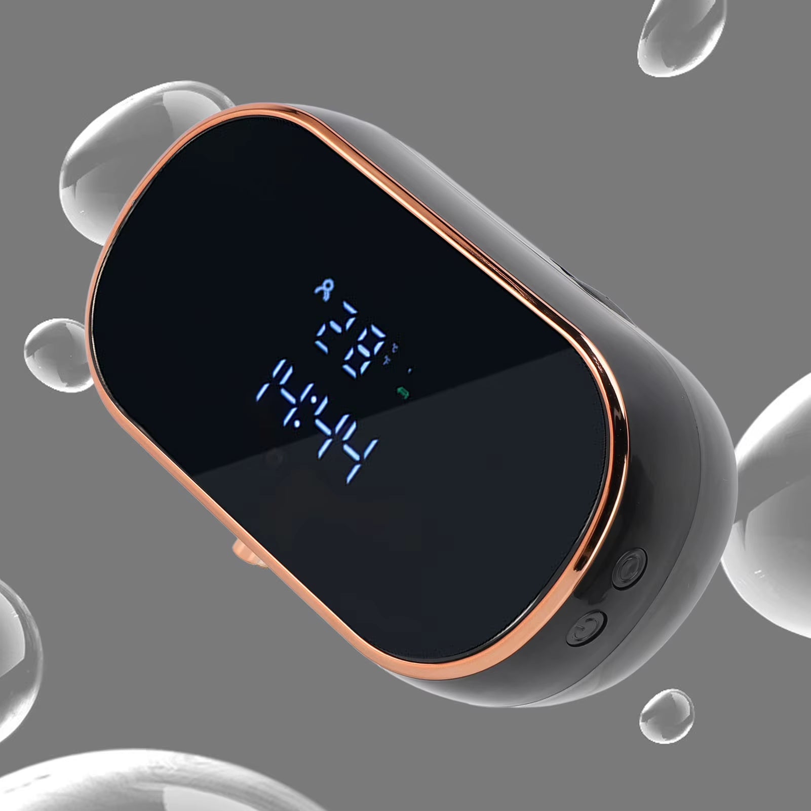 Automatic Foaming Soap Dispenser 350ml Wall Mounted USB Rechargeable Touchless Hand Soap Dispenser with Adhesive for Bathroo