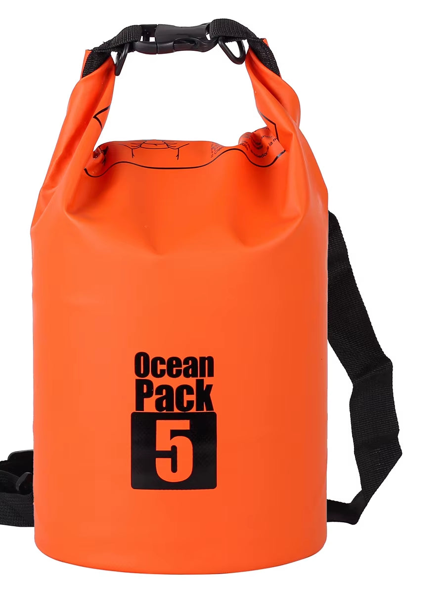 500D Waterproof Swimming Bag Dry Sack 5/10/15/20/30L Waterproof Floating Dry Gear Bags For Boating Fishing Rafting Swimming