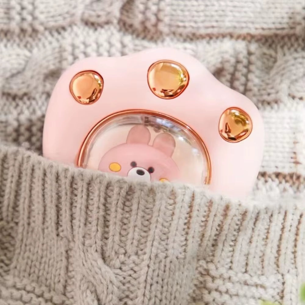 Cute Mini Cat's Claw Hand Warmer 2 Heat Levels Rechargeable Electric Heater Portable Pocket Warmer Winter