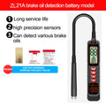 Digital Brake Fluid Tester Auto Car Brake Oil Moisture Detector DOT3/DOT4/DOT5.1 with Backlight Flexible Probe Brake Oil Tester