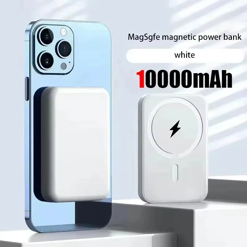 2026NEW 500000mAh Large Capacity Wireless Magnetic Power Bank Portable Battery Pack For iphone Samsung Magsafe Powerbank