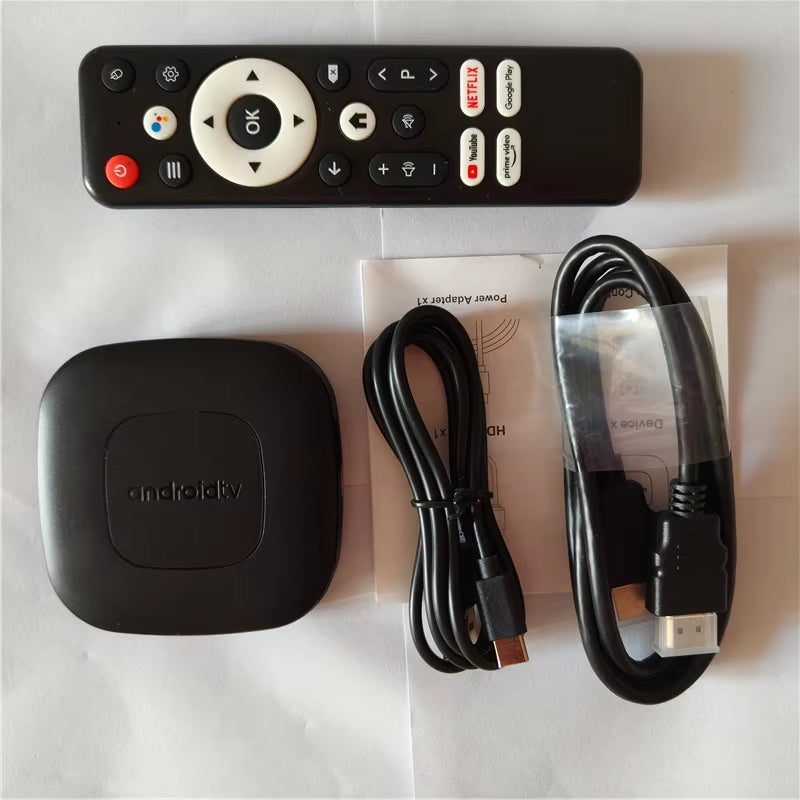 Factory Mortal T1 Android 13.0 OS Smart TV Box Allwinner H313 2GB 16GB Google Assistant Voice Remote Set Top Box PK X96Q MXQ PRO