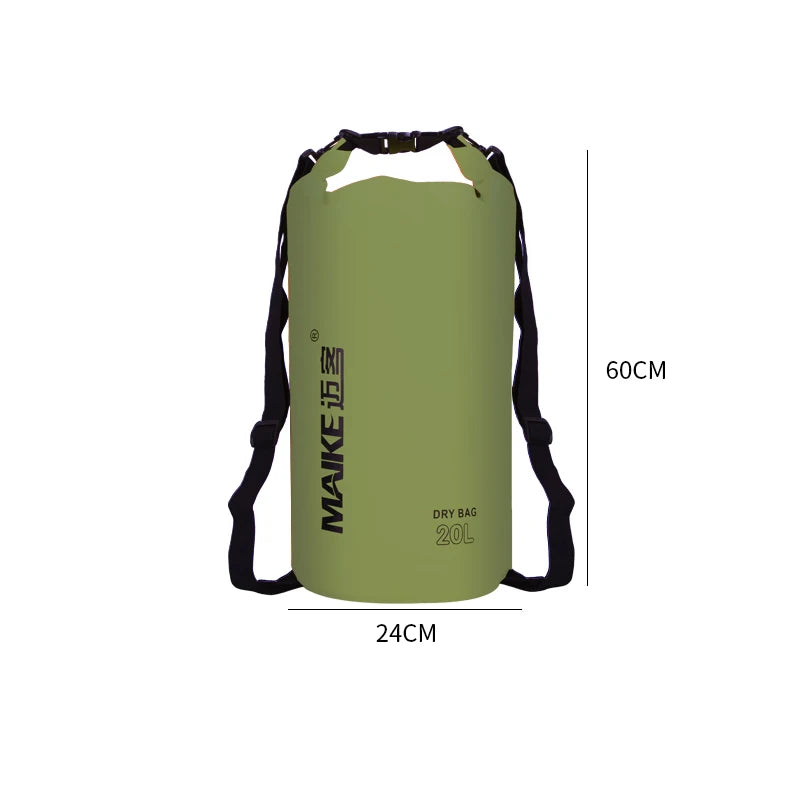 Maike 20/30L Waterproof Dry Bag Backpack for Kayaking Rafting Boating Swimming for Women Men Waterproof Dry Bag  Backpack