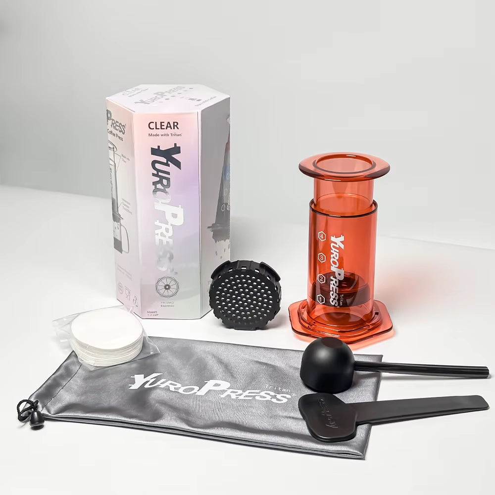 Portable Espresso Coffee Machine for Car Home Camping Powder Travel Coffee Maker aero French press Hand Press,hiking Camping