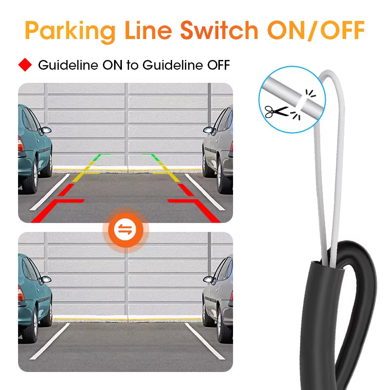 1920X1080P AHD Rear Camera Night Vision Cam Only For Car DVR Wide Rearview Stream Media Dash Cam Support CVBS CVI TVI HD