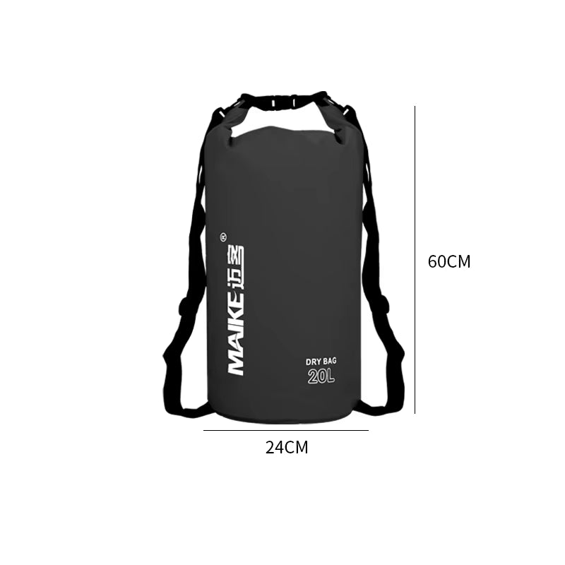 Maike 20/30L Waterproof Dry Bag Backpack for Kayaking Rafting Boating Swimming for Women Men Waterproof Dry Bag  Backpack