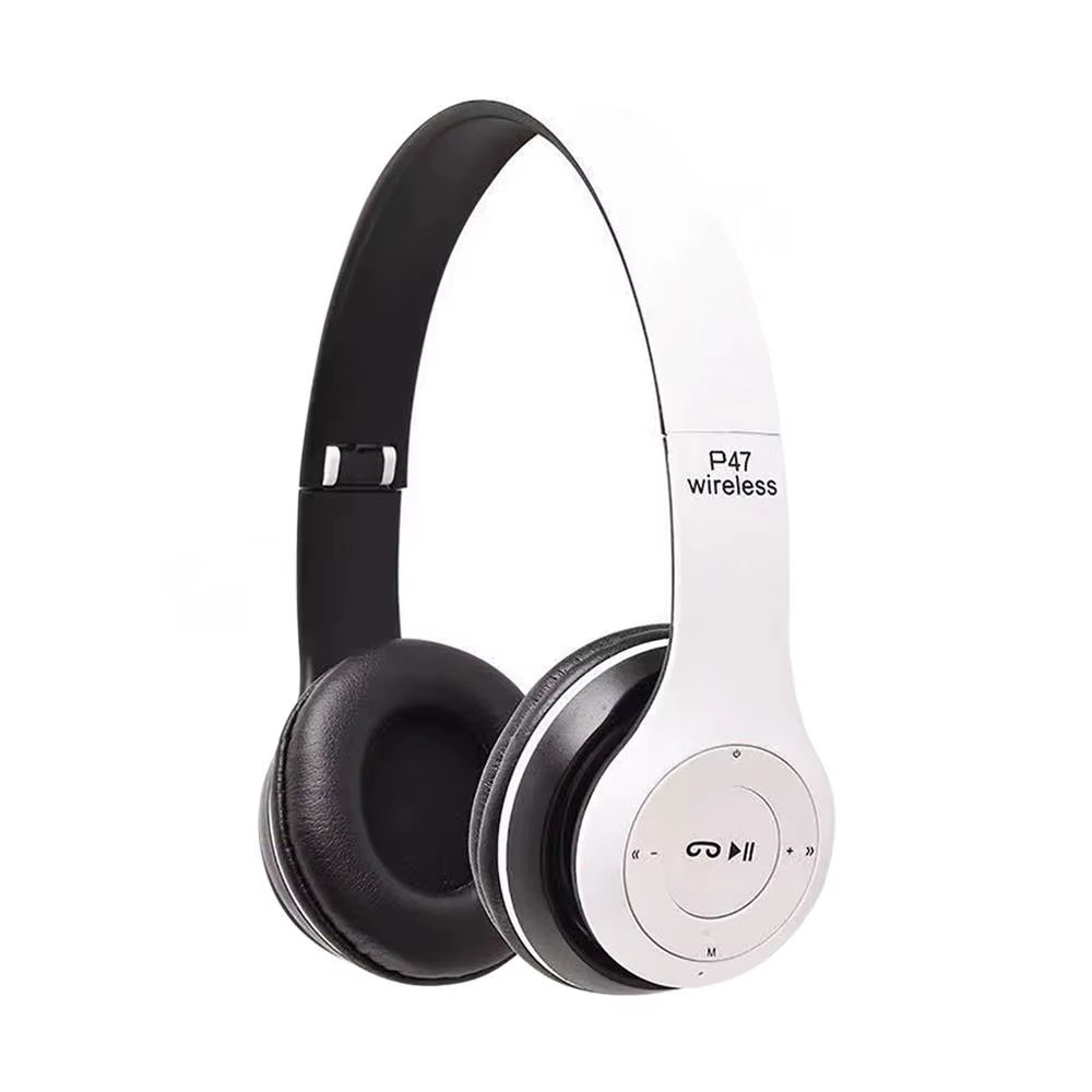P47 Wireless Bluetooth Headphone With Microphone Foldable Headsets Bass HiFi Sound Music Stereo Earphone For Smart Phone TV Game