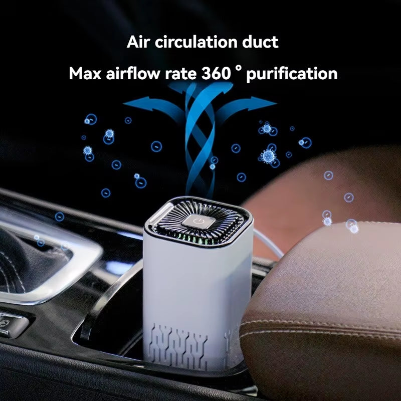 Car Air Purifier  Household Filter Aromatherapy Purifier Negative Ion Portable Jing'hu Formaldehyde Removal Smoke Removal