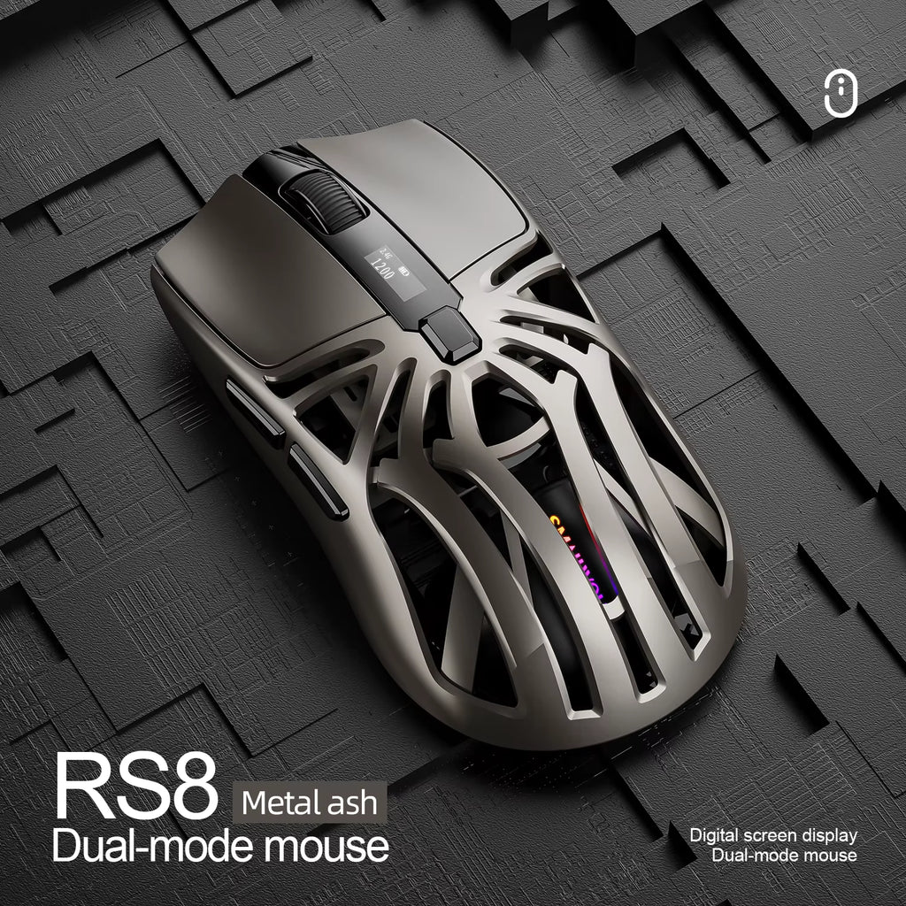 RS8 Bluetooth wireless 2.4g gaming mouse triple-mode lightweight e-sports gaming 1K return rate 10000DPI computer