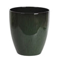 28cm Height Deep Flower Pot Imitation Ceramic Resin Monstera Planter Saucer For Indoor Outdoor Plants Home Garden Office Decor