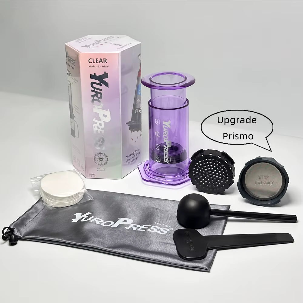 Portable Espresso Coffee Machine for Car Home Camping Powder Travel Coffee Maker aero French press Hand Press,hiking Camping